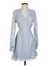 Lulus 100% Polyester Stars Gray Casual Dress Size S - photo 1