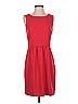 J.Crew 100% Polyester Solid Red Casual Dress Size 4 - photo 1