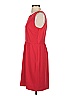J.Crew 100% Polyester Solid Red Casual Dress Size 4 - photo 5
