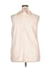 Unbranded 100% Polyester Ivory Sleeveless Blouse Size XXL - photo 2