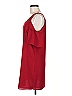 Aqua 100% Polyester Solid Red Casual Dress Size S - photo 5