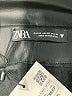Zara 100% Polyester Metallic Black Shorts Size XS - photo 3