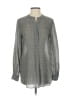 Theory Plaid Gray Long Sleeve Blouse Size P (petite) - photo 1