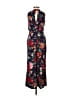 Old Navy 100% Rayon Floral Blue Jumpsuit Size XS - photo 2