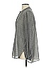 Theory Plaid Gray Long Sleeve Blouse Size P (petite) - photo 5