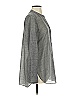 Theory Plaid Gray Long Sleeve Blouse Size P (petite) - photo 4