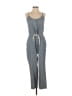 Gap Chevron-herringbone Gray Blue Jumpsuit Size XS - photo 1