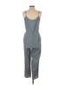 Gap Chevron-herringbone Gray Blue Jumpsuit Size XS - photo 2