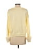 Uterque Yellow Ivory Long Sleeve Top Size S - photo 2