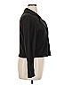 Joan Vass Chevron-herringbone Black Blazer Size 14 (3) - photo 4