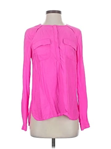 Alice & Trixie Long Sleeve Silk Top (view 1)