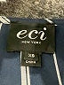 ECI 100% Polyester Stripes Blue Jumpsuit Size XS - photo 4