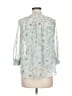 Lovestitch 100% Polyester Silver 3/4 Sleeve Blouse Size M - photo 2