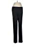 Ecru Solid Black Dress Pants Size 6 - photo 1