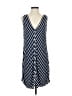 Max Studio Stripes Blue Casual Dress Size S (estimated) - photo 1