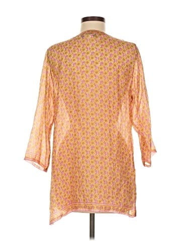 Gretchen Scott Designs 3/4 Sleeve Silk Top (view 2)