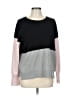 DKNY Color Block Black Pullover Sweater Size L - photo 1