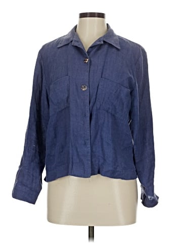 Kathleen Sommers 3/4 Sleeve Button-Down Shirt (view 1)