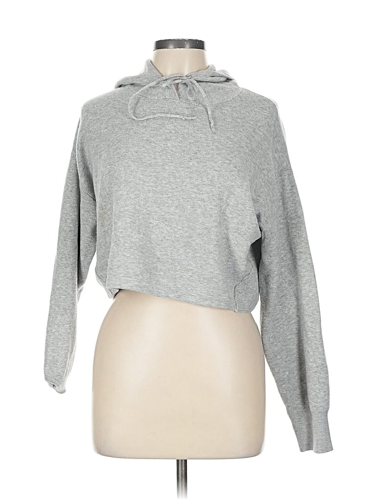 Pre-owned Bershka Sweatshirt In Gray