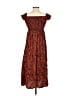 Unbranded 100% Rayon Animal Print Brown Casual Dress Size S - photo 2