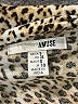 Amuse Society 100% Viscose Animal Print Brown Short Sleeve Blouse Size S - photo 6