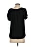 Bellatrix 100% Polyester Black Short Sleeve Blouse Size S - photo 2