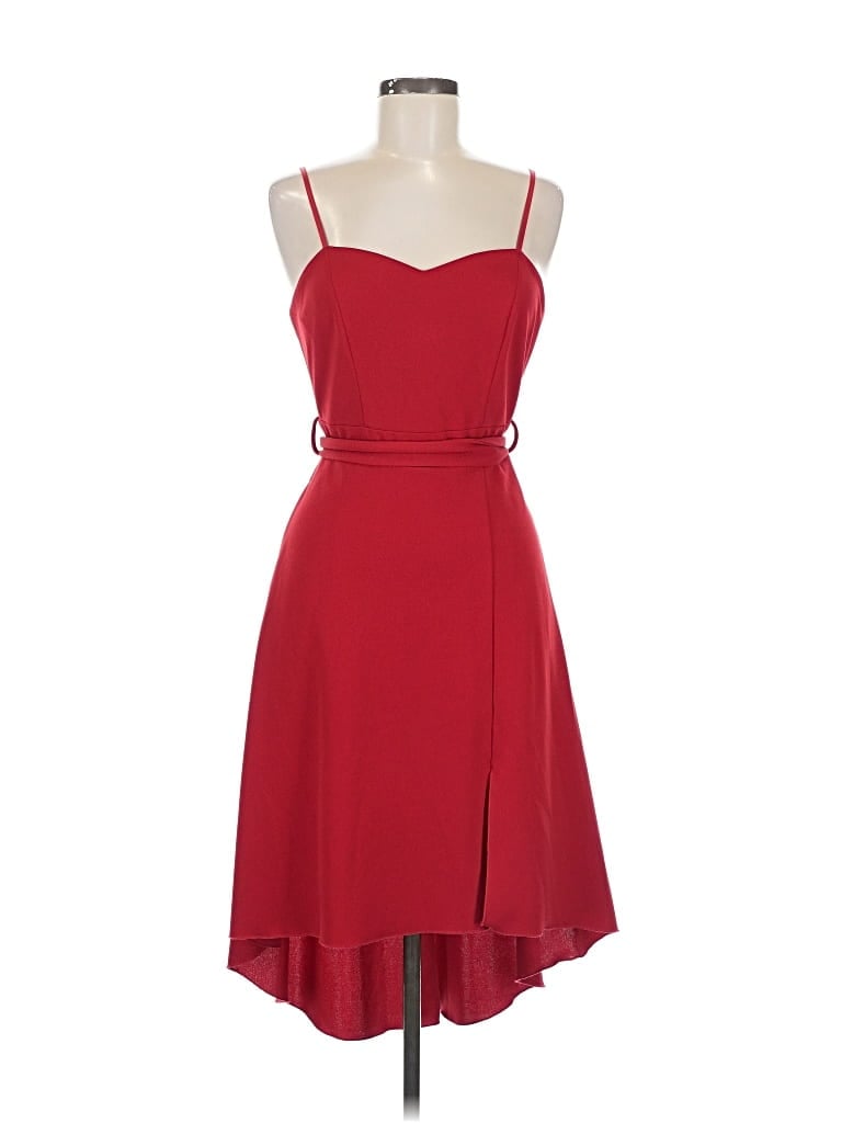 Pre-owned Emerald Sundae Cocktail Dress In Red