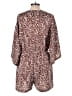 Fashion 100% Polyester Animal Print Brown Romper Size L - photo 2