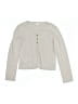 Neige 100% Cotton Gray Cardigan Size 10 - photo 1