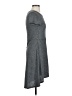 Halogen Solid Gray Casual Dress Size XS - photo 4