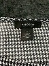 Halogen 100% Polyester Houndstooth Gray Long Sleeve Blouse Size S - photo 7