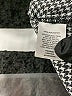 Halogen 100% Polyester Houndstooth Gray Long Sleeve Blouse Size S - photo 8