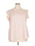 Angashion Pink Short Sleeve Blouse Size XXL - photo 1