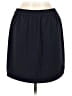 J.Crew 100% Polyester Solid Black Blue Casual Skirt Size 6 - photo 2