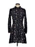 Assorted Brands 100% Rayon Print Blue Casual Dress Size S - photo 1