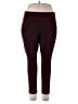 LIVI Solid Burgundy Active Pants Size 22 - 24 Plus - photo 1
