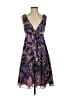 Tibi 100% Silk Paisley Purple Cocktail Dress Size 4 - photo 1