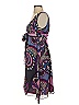 Tibi 100% Silk Paisley Purple Cocktail Dress Size 4 - photo 5