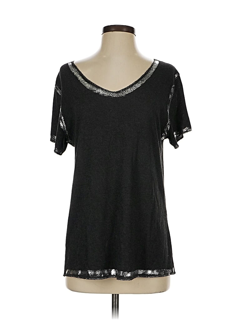 Pre-owned Gigi Moda Short Sleeve T-shirt In Gray