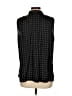 Zara Basic Polka Dots Black Sleeveless Button-Down Shirt Size L - photo 2