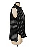 Zara Basic Polka Dots Black Sleeveless Button-Down Shirt Size L - photo 4