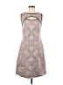 Kay Unger Paisley Gray Cocktail Dress Size 8 - photo 1