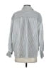 Zara Stripes Silver Long Sleeve Blouse Size XS - photo 2