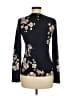 Tory Burch Floral Black Pullover Sweater Size M - photo 2