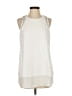 E3 by Etcetera 100% Polyester Ivory Sleeveless T-Shirt Size 2 - photo 1