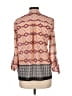 HD in Paris 100% Polyester Orange Long Sleeve Blouse Size 10 - photo 2