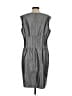 Calvin Klein Metallic Gray Cocktail Dress Size 1 - photo 2