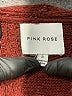 Pink Rose 100% Polyester Burgundy Cardigan Size S - photo 7