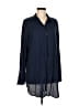 Armani Exchange Blue Long Sleeve Blouse Size M - photo 1