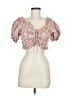 Haute Monde Pink Short Sleeve Blouse Size M - photo 1